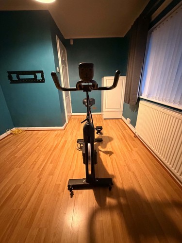 Exercise bike with - exercise, floor